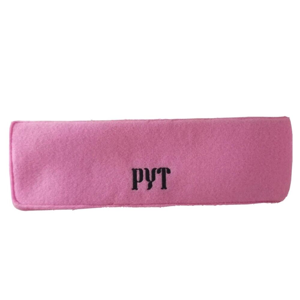 Heat-resistant Flat Iron / Curling Iron Mat and Travel Case - Pink